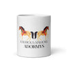 LUXURIOUS STALLIONS - White Glossy Mug