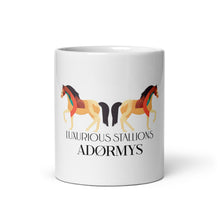  LUXURIOUS STALLIONS - White Glossy Mug