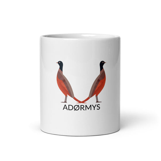 PHEASANTS - White Glossy Mug