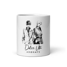  DOLCE VITA - White Glossy Mug