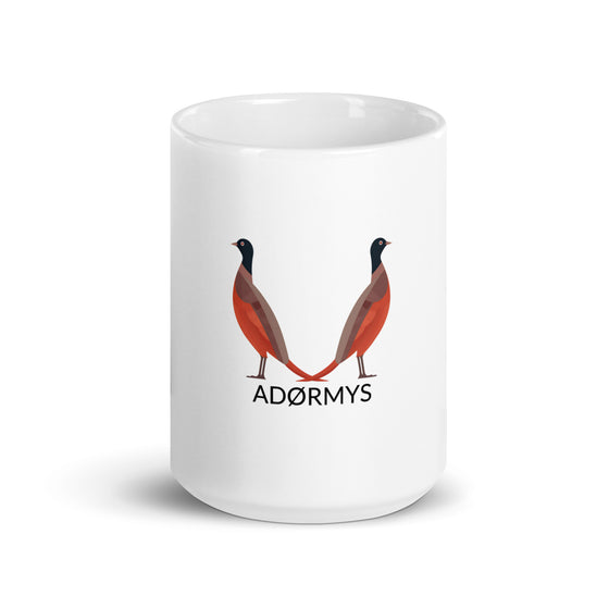 PHEASANTS - White Glossy Mug