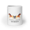 LUXURIOUS STALLIONS - White Glossy Mug