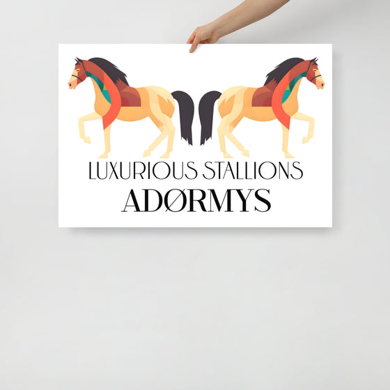 LUXURIOUS STALLIONS - Poster