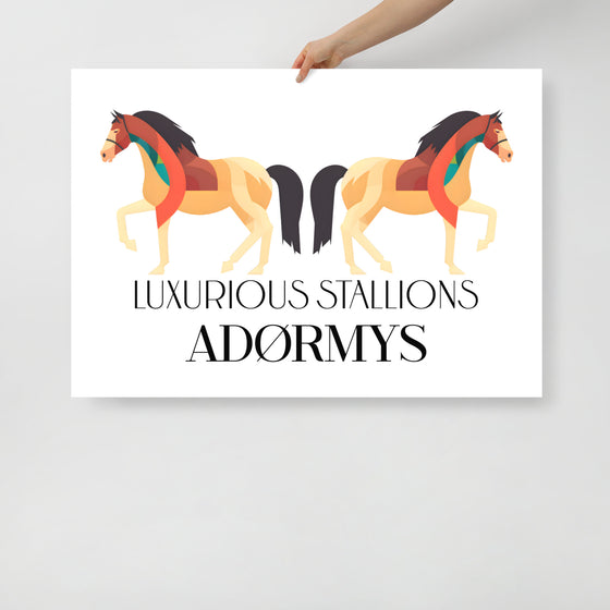 LUXURIOUS STALLIONS - Poster