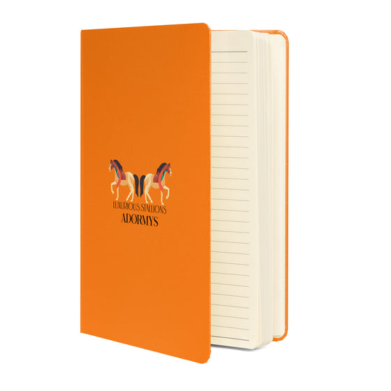 LUXURIOUS STALLIONS - Hardcover Bound Notebook