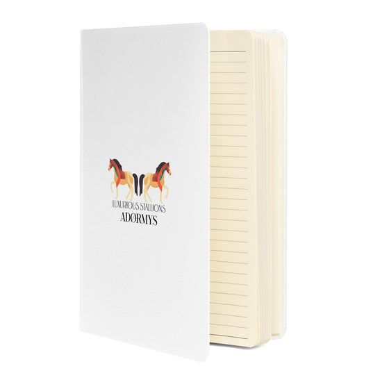 LUXURIOUS STALLIONS - Hardcover Bound Notebook