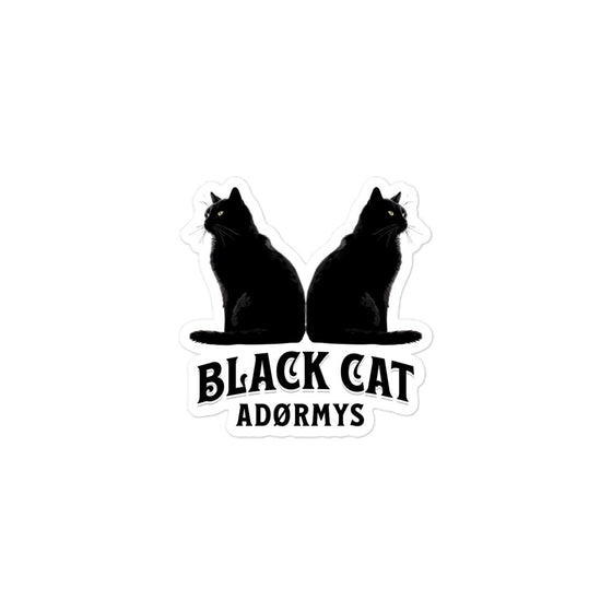 BLACK CAT Bubble-Free Stickers