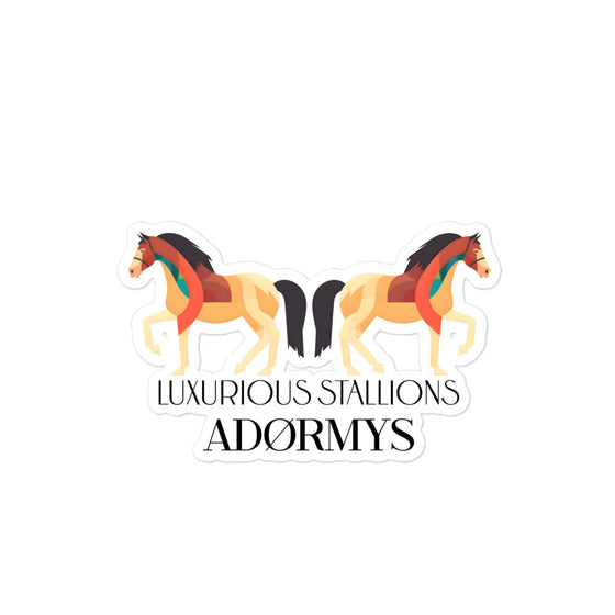 LUXURIOUS STALLIONS - Bubble-Free Stickers