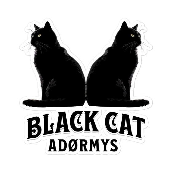 BLACK CAT Bubble-Free Stickers