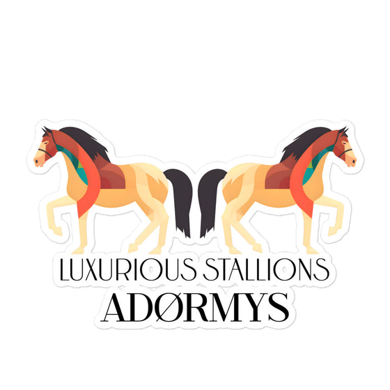 LUXURIOUS STALLIONS - Bubble-Free Stickers