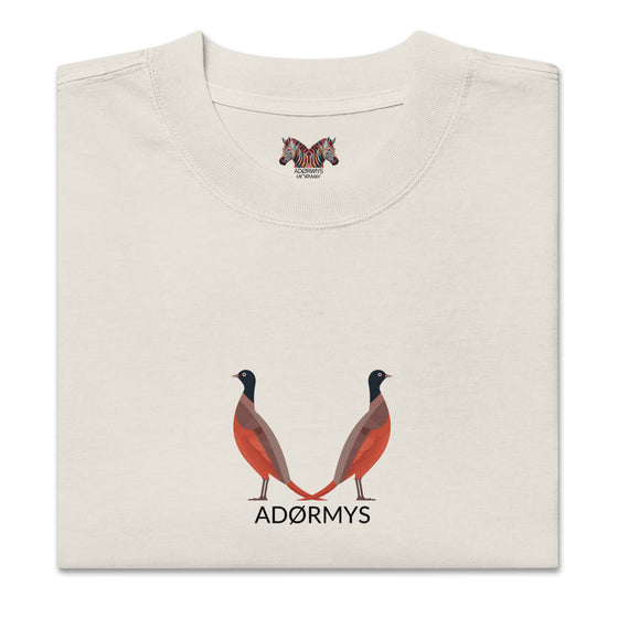 PHEASANTS - Unisex Oversized Faded T-Shirt